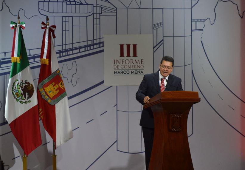 Rinde Marco Mena tercer informe de Gobierno del Estado de Tlaxcala ...